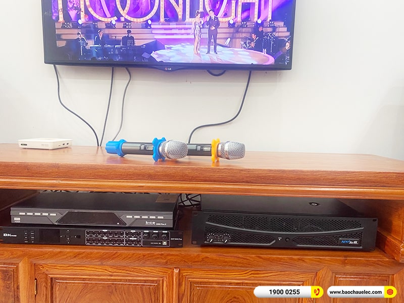 Lắp đặt dàn karaoke trị giá gần 30 triệu cho anh Tiệp tại Hải Phòng (Alto AT1000II, APP MZ-46, DSP-9000 Plus, SW312B, U900 Plus X)