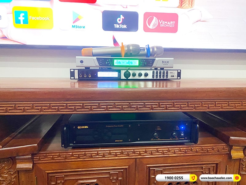 Lắp đặt dàn karaoke trị giá hơn 50 triệu cho anh Tình tại Hải Phòng (JBL MTS12, VM620A, X6 Luxury, Pasion 12SP, BCE UGX12) 