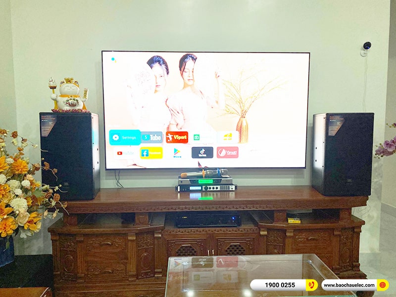 Lắp đặt dàn karaoke trị giá hơn 50 triệu cho anh Tình tại Hải Phòng (JBL MTS12, VM620A, X6 Luxury, Pasion 12SP, BCE UGX12) 