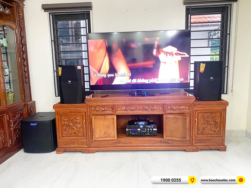 Lắp đặt dàn karaoke JBL 76tr cho anh Toàn tại Hải Phòng (JBL XS12, Denon DA-2600, KX180A, TS15S, VM300,…)