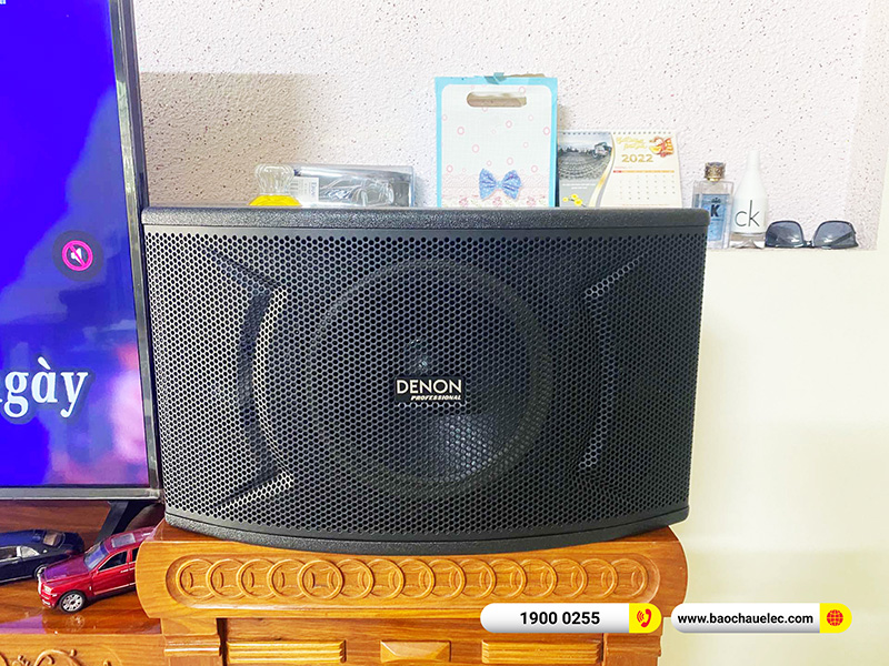 Lắp đặt dàn karaoke trị giá khoảng 20 triệu cho anh Vũ tại Hải Phòng (Denon DP C10, Lenovo K250)