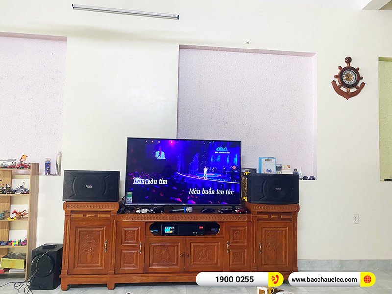 Lắp đặt dàn karaoke trị giá khoảng 20 triệu cho anh Vũ tại Hải Phòng (Denon DP C10, Lenovo K250)