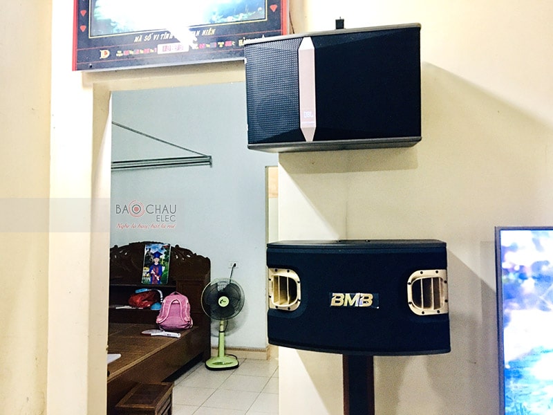 Dàn karaoke cao cấp của gia đình anh Văn ở An Dương, Hải Phòng h1