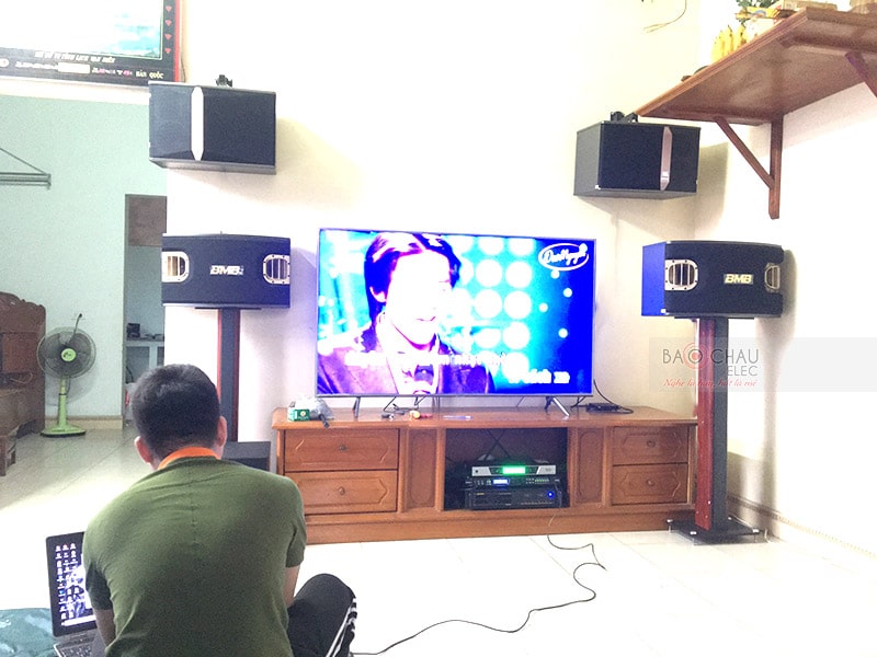 Dàn karaoke cao cấp của gia đình anh Văn ở An Dương, Hải Phòng h4