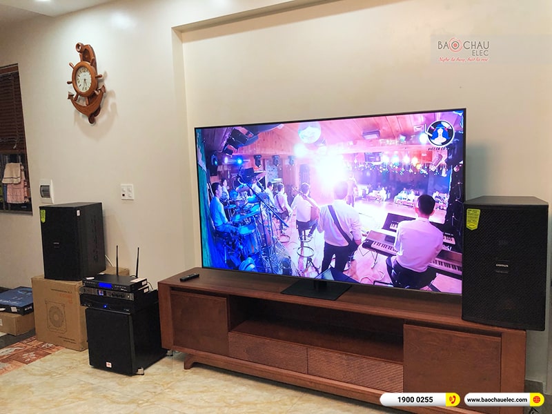 Lắp đặt dàn karaoke trị giá hơn 30 triệu cho chị Thủy tại Hải Phòng (Domus DP6120 Max, APP MZ-66, BKSound KX6, SW512B, U900 Plus X)