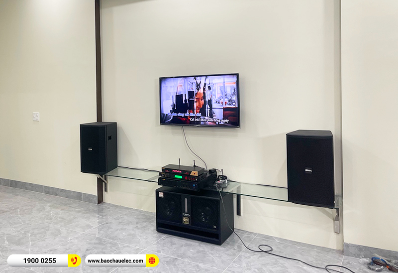 Lắp đặt dàn karaoke BIK 46tr cho chú Quang tại Hải Phòng (BIK BSP 412II, VM630A, BPR-5600, BJ-W66 Plus, BJ-U600) 