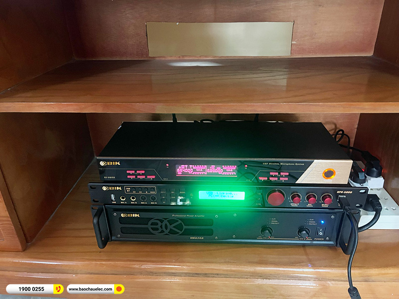 Lắp đặt dàn karaoke trị giá hơn 40 triệu cho chú Tiến tại Hải Phòng (BIK BSP 412II, VM620A, BPR-5600, BJ-W25AV, BJ-U600)