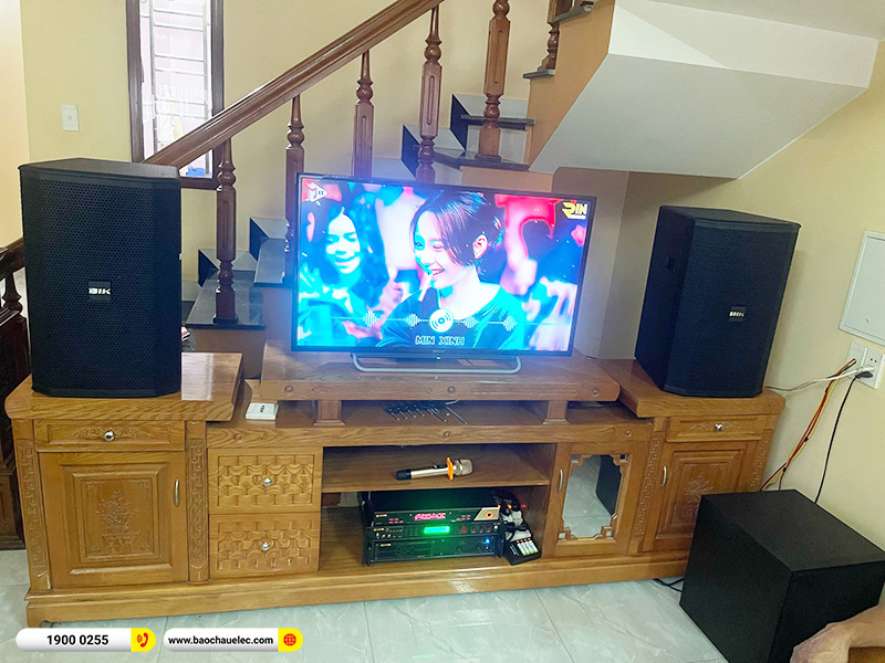 Lắp đặt dàn karaoke trị giá hơn 40 triệu cho chú Tiến tại Hải Phòng (BIK BSP 412II, VM620A, BPR-5600, BJ-W25AV, BJ-U600)