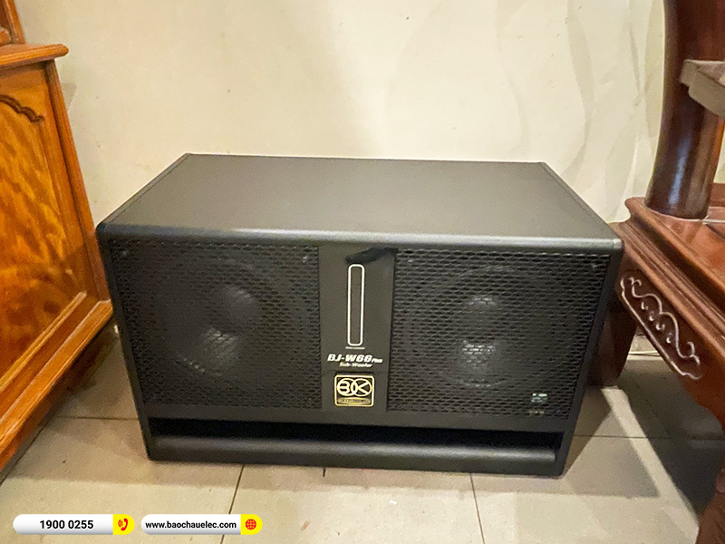 Lắp đặt dàn karaoke trị giá gần 50 triệu cho chú Yên tại Hải Phòng (BIK BSP 412II, VM630A, BPR-5600, BJ-W66 Plus, BIK BJ-U550)