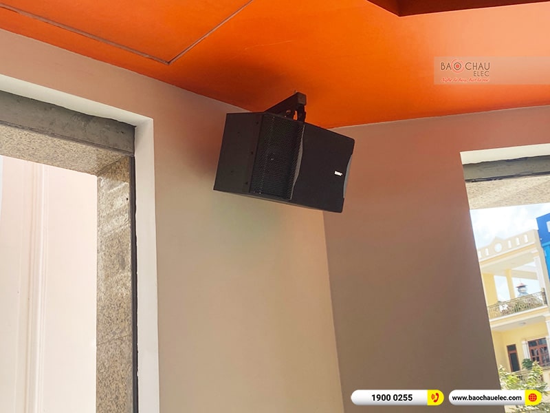 Lắp đặt hệ thống âm thanh quán cafe cho anh Phương tại Hải Phòng (BIK BJ-S355, BIK BJ-A88)