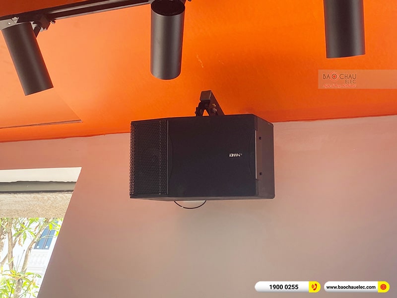 Lắp đặt hệ thống âm thanh quán cafe cho anh Phương tại Hải Phòng (BIK BJ-S355, BIK BJ-A88)