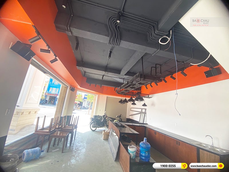 Lắp đặt hệ thống âm thanh quán cafe cho anh Phương tại Hải Phòng (BIK BJ-S355, BIK BJ-A88)