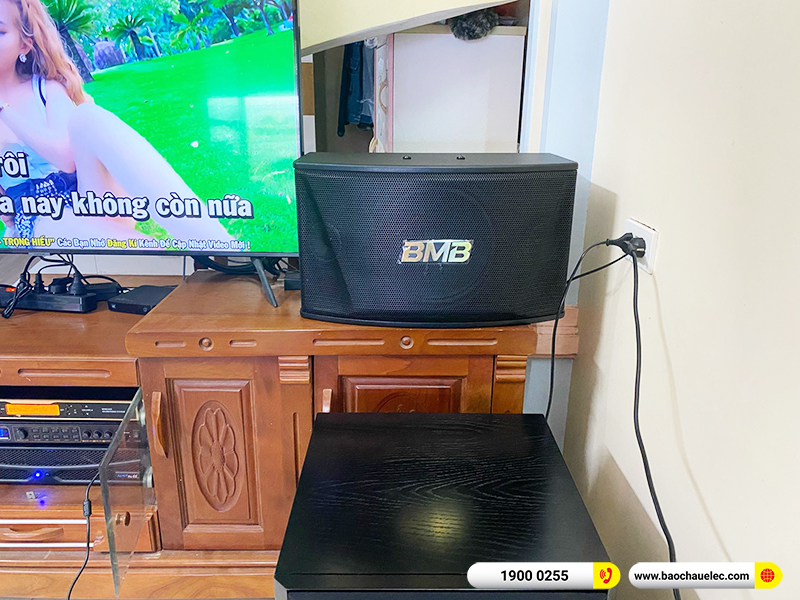 Lắp đặt dàn karaoke trị giá khoảng 40 triệu cho anh Biên tại Hải Phòng (BMB 510SE, APP MZ-66, BPR-8500, SW612, UGX12 Gold) 