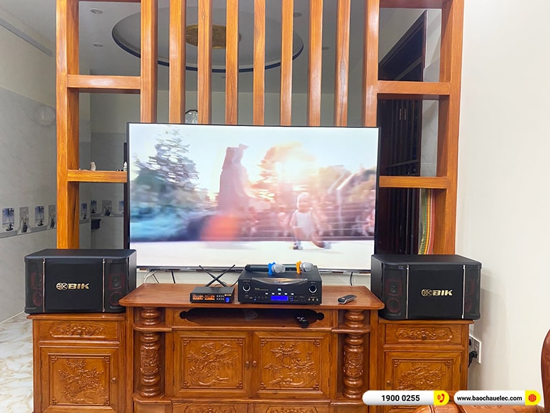 Lắp đặt dàn karaoke trị giá hơn 20 triệu cho anh Biên tại Hải Phòng (Bik BJ-S768, JBL RMA-330A, BIK BJ-U100) 