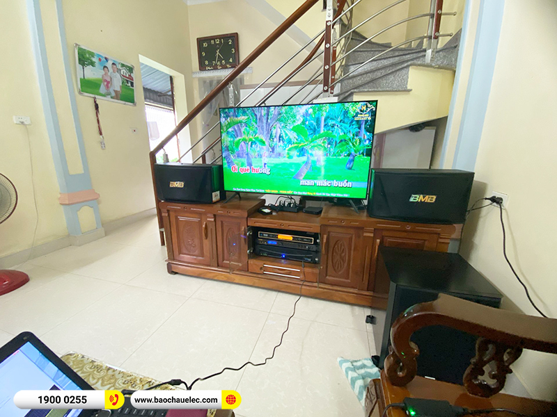 Lắp đặt dàn karaoke trị giá khoảng 40 triệu cho anh Biên tại Hải Phòng (BMB 510SE, APP MZ-66, BPR-8500, SW612, UGX12 Gold) 
