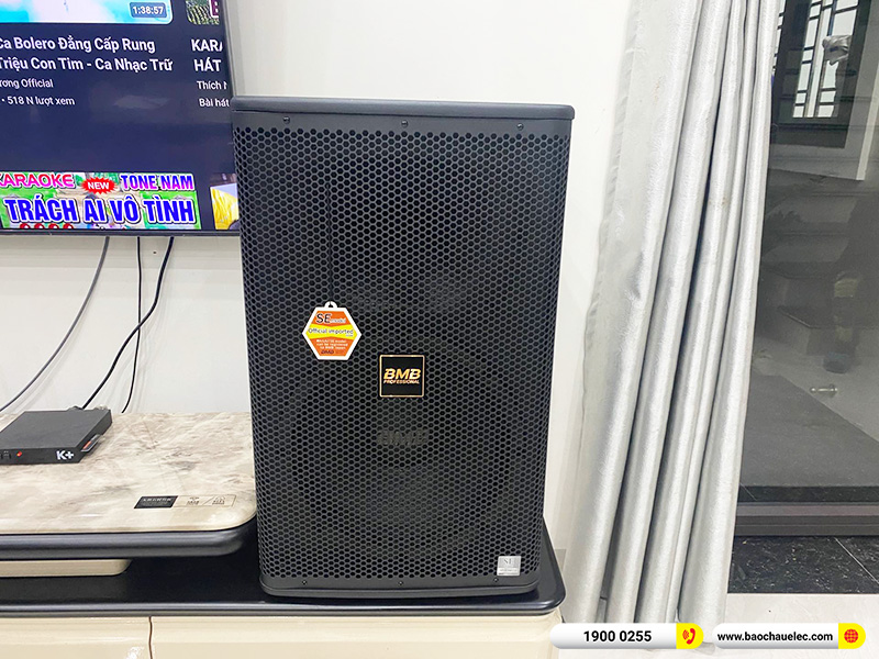 Lắp đặt dàn karaoke trị giá gần 60 triệu cho anh Phòng tại Hải Phòng (BMB CSS 1212SE, VM620A, KX180A, SW715, BCE UGX12) 