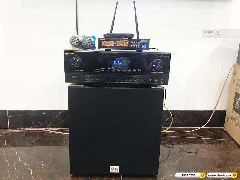 Lắp đặt dàn karaoke trị giá hơn 20 triệu cho chị Lương tại Hải Phòng