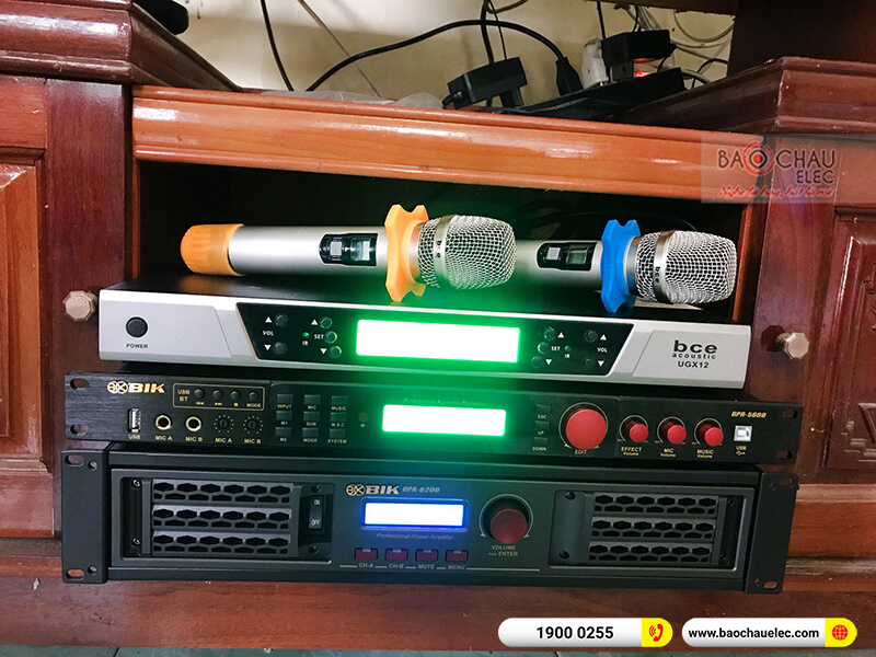 Lắp đặt dàn karaoke anh Hữu tại Hải Phòng