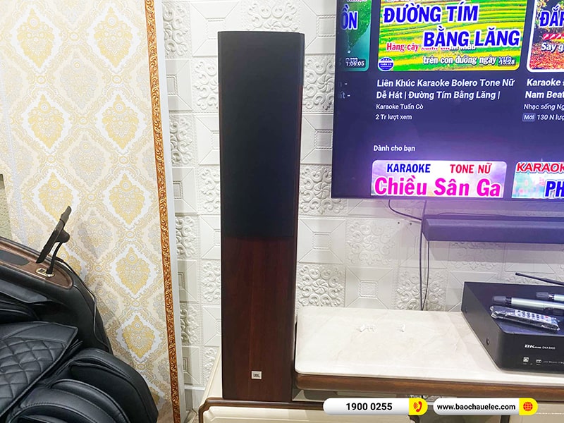 Lắp đặt dàn karaoke, nghe nhạc trị giá khoảng 30 triệu cho anh Đạt tại Hải Phòng (JBL Stage A170, BKSound DKA 5500, JBL A100P)