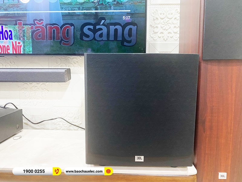 Lắp đặt dàn karaoke, nghe nhạc trị giá khoảng 30 triệu cho anh Đạt tại Hải Phòng (JBL Stage A170, BKSound DKA 5500, JBL A100P)
