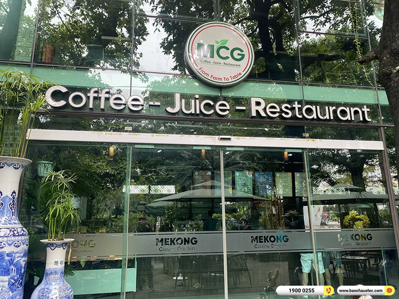 Lắp đặt hệ thống âm thanh quán pub Mekong Cuisine Garden tại Hải Phòng