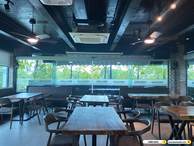 Lắp đặt hệ thống âm thanh quán pub Mekong Cuisine Garden tại Hải Phòng