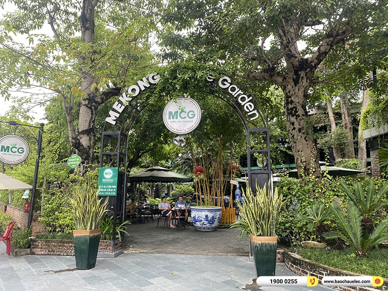 Lắp đặt hệ thống âm thanh quán pub Mekong Cuisine Garden tại Hải Phòng