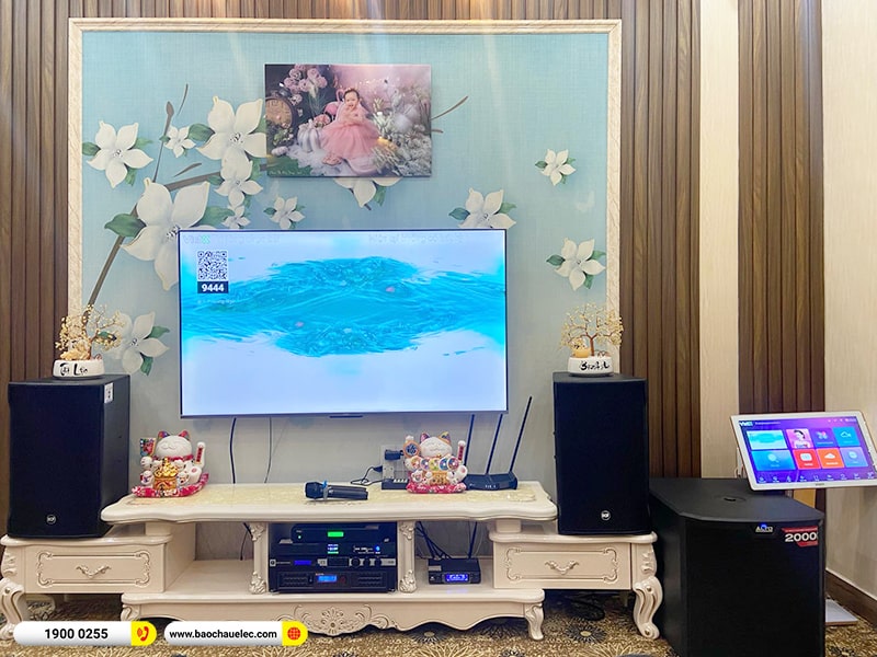 Lắp đặt dàn karaoke trị giá 108tr cho anh Phương tại Hải Phòng (RCF CMAX 4112, BPA-8200, KX180A, TS315S, JBL VM300,…) 