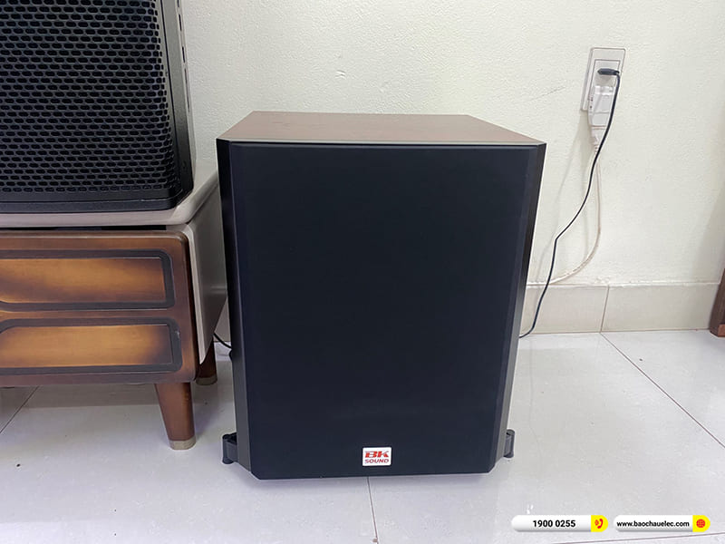 Lắp đặt dàn karaoke Domus hơn 27tr cho anh Thuận ở Hải Phòng (Domus DP6120 MAX, BKSound DKA 8500, BKSound SW612C)