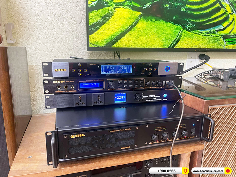 Lắp đặt dàn karaoke trị giá khoảng 40 triệu cho anh Tuấn tại Hải Phòng (BIK BS-999X, VM620A, BPR-8500, BJ-W25A, BJ-U500) 