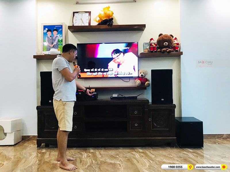 Lắp đặt dàn karaoke trị giá gần 90 triệu cho anh Vinh tại Hải Phòng