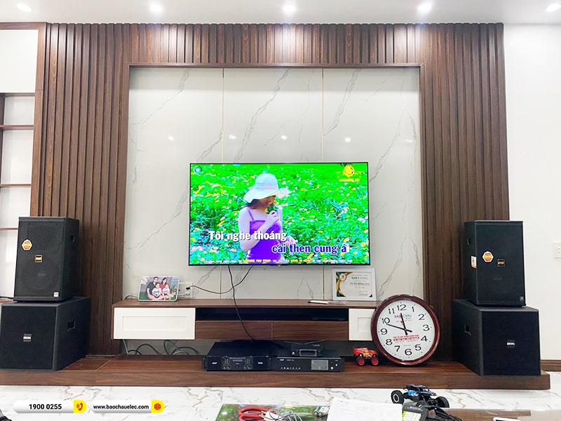 Lắp đặt dàn karaoke trị giá hơn 70 triệu cho chị Hậu tại Hải Phòng (BMB CSS 1210SE, AAP TD8004, K9900II Luxury, BJ-W35, JBL VM300)