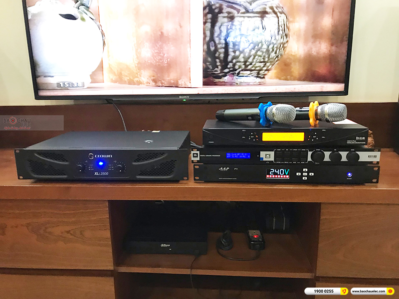 Lắp đặt dàn karaoke trị giá khoảng 60 triệu cho chú Toản tại Hải Phòng (JBL MTS12, Crown Xli2500, KX180A, UGX12 Plus, AAP P8)