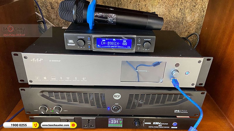 Lắp đặt dàn karaoke anh Long tại Hải Phòng