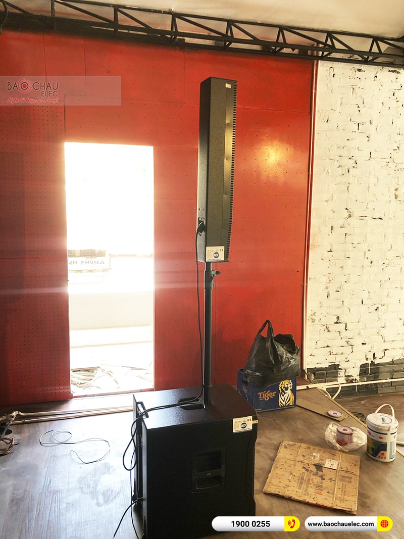 Lắp đặt bộ loa RCF EVOX 12 di động trị giá gần 130 triệu cho nhà hàng tại Hà Nội 