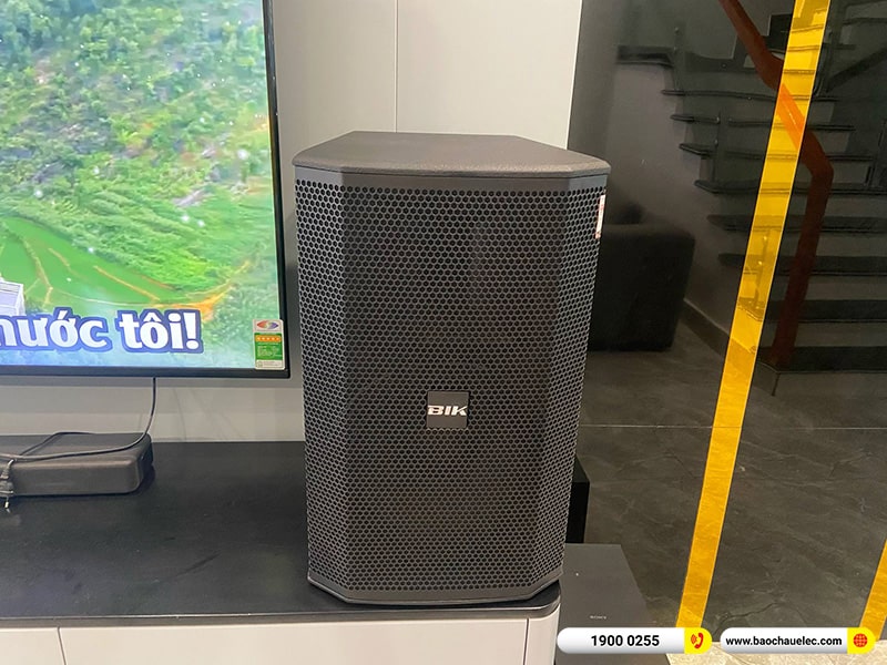 Lắp đặt dàn karaoke BIK hơn 40tr cho anh Dương tại Hải Phòng (BIK BSP 412II, CA-J602, KX180A, SW512B, UGX12)