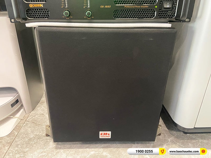 Lắp đặt dàn karaoke BIK hơn 40tr cho anh Dương tại Hải Phòng (BIK BSP 412II, CA-J602, KX180A, SW512B, UGX12)