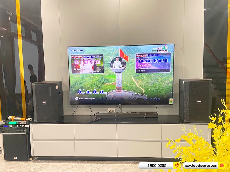 Lắp đặt dàn karaoke BIK hơn 40tr cho anh Dương tại Hải Phòng (BIK BSP 412II, CA-J602, KX180A, SW512B, UGX12)
