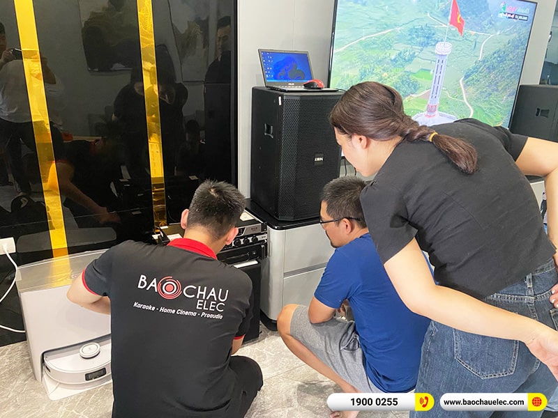 Lắp đặt dàn karaoke BIK hơn 40tr cho anh Dương tại Hải Phòng (BIK BSP 412II, CA-J602, KX180A, SW512B, UGX12)