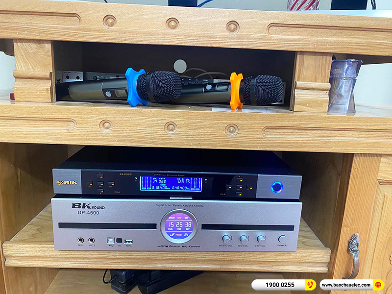 Lắp đặt dàn karaoke trị giá hơn 20 triệu cho anh Hạnh tại Hải Phòng (BIK BSP 412II, BKSound DP-4500, BJ-W35A)