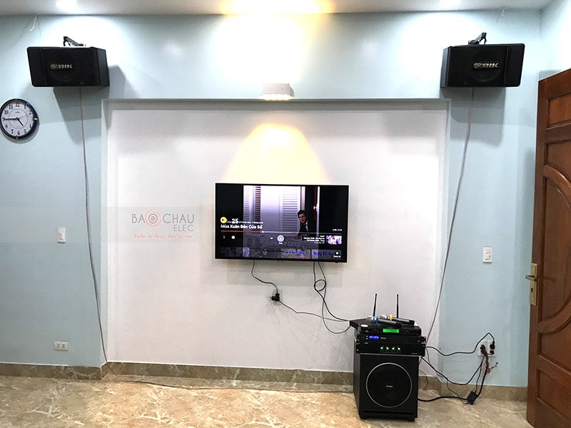 dàn loa BIK cho gia đình anh Long h5