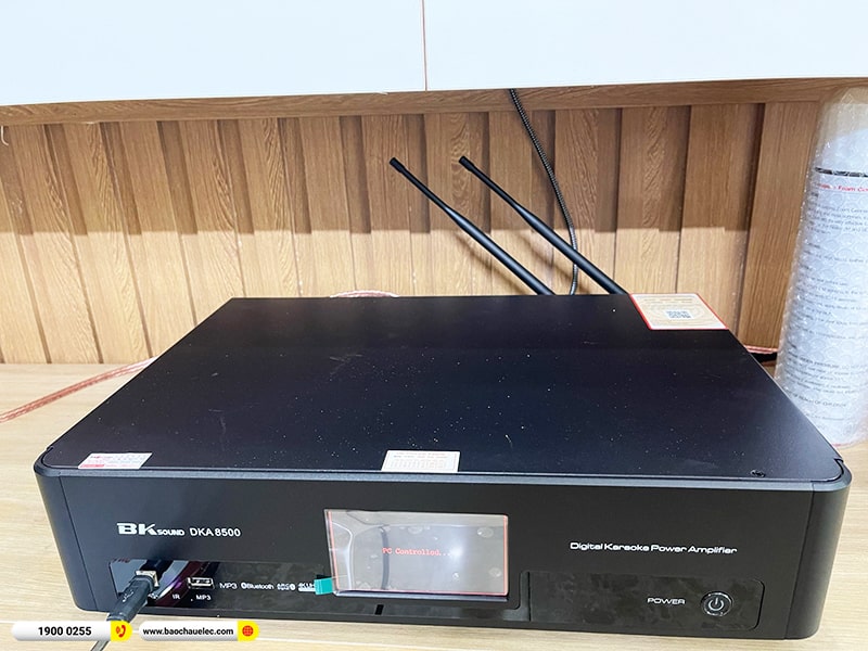 Lắp đặt dàn karaoke trị giá hơn 30 triệu cho anh Phong tại Hải Phòng (BIK BSP-412II, BKSound DKA 8500, SW612C) 