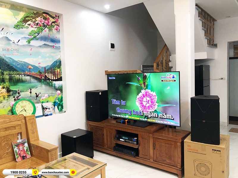 Lắp đặt dàn karaoke trị giá gần 40 triệu cho anh Quyết tại Hải Phòng (Alto AT2000II, VM620A, X6 Luxury, SW612B, BIK BJ-U500)