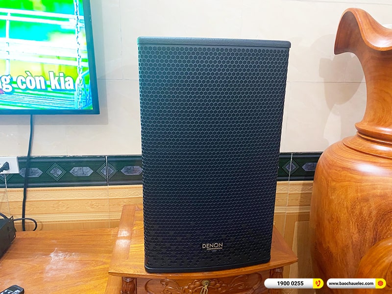 Lắp đặt dàn karaoke trị giá hơn 30 triệu cho anh Trung tại Hải Phòng (Denon DP-R212, VM620A, X5 Plus, SW512B, U900 Plus X) 