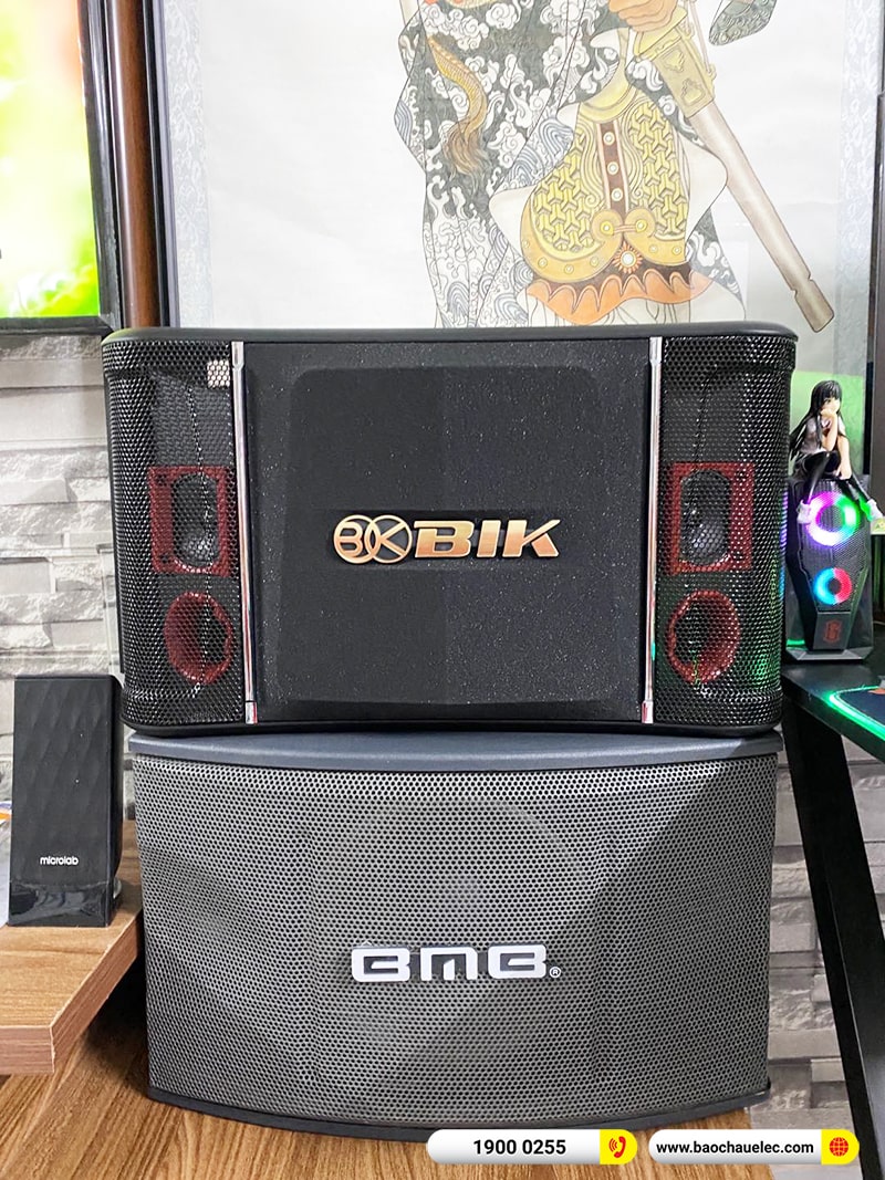 Lắp đặt dàn karaoke trị giá gần 30 triệu cho anh Hiếu tại Hải Phòng (BIK BJ-S768, VM620A, BPR-8500, BJ-U100) 
