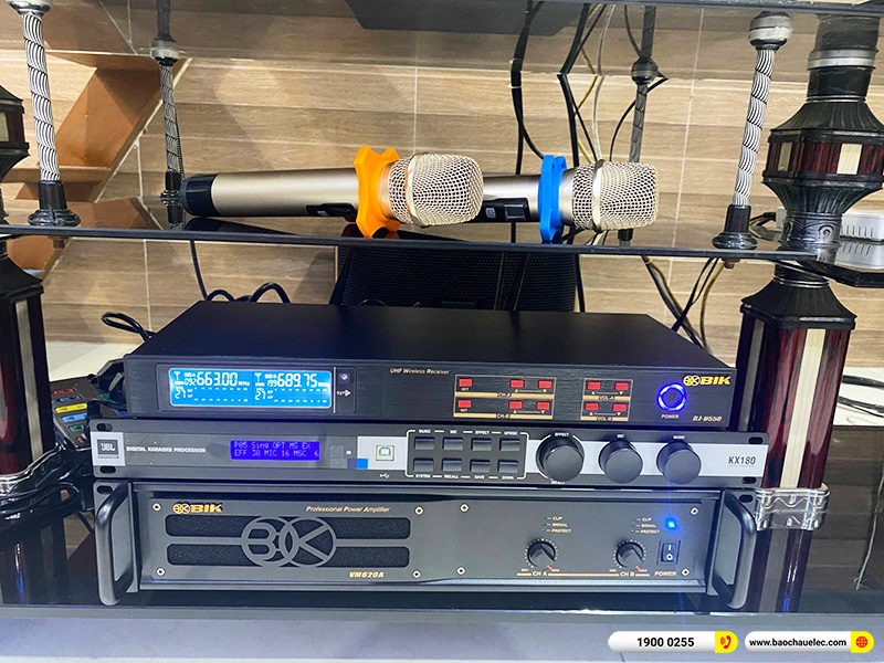 Lắp đặt dàn karaoke trị giá hơn 60 triệu cho anh Long tại Hải Phòng (JBL MTS12, VM620A, KX180A, Pasion 12SP, BIK BJ-U550) 