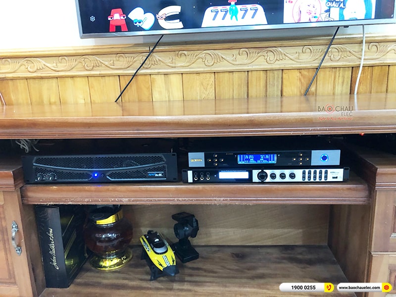 Lắp đặt dàn karaoke trị giá hơn 30 triệu cho chị Nga tại Hải Phòng (JBL CV1052T, MZ-46, X6 Luxury, SW312C, BJ-U500) 