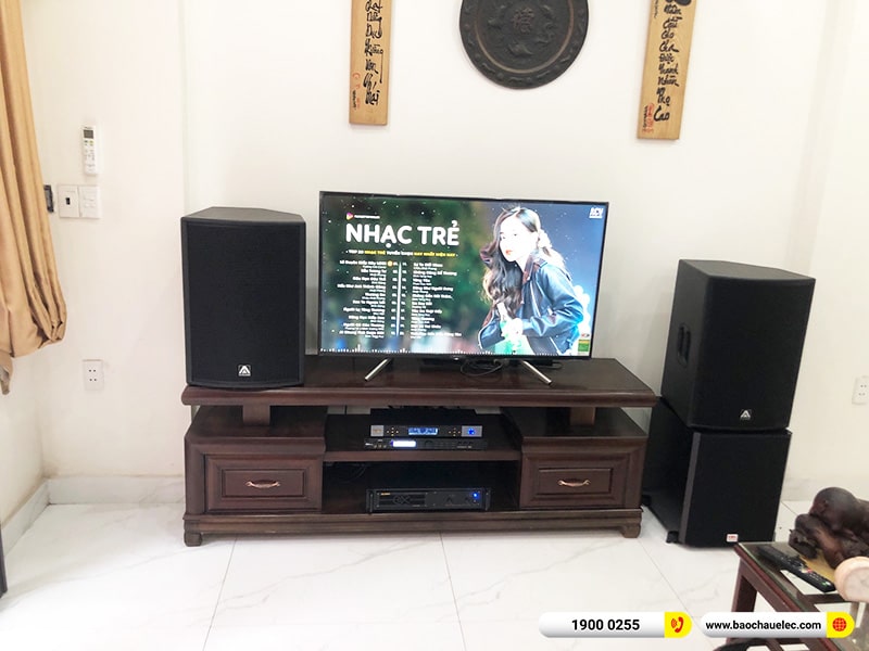 Lắp đặt dàn karaoke trị giá hơn 50 triệu cho chị Thêm tại Hải Phòng (Amate Key 12, VM620A, BKSound X5 Plus, SW612B, BIK BJ-U500) 