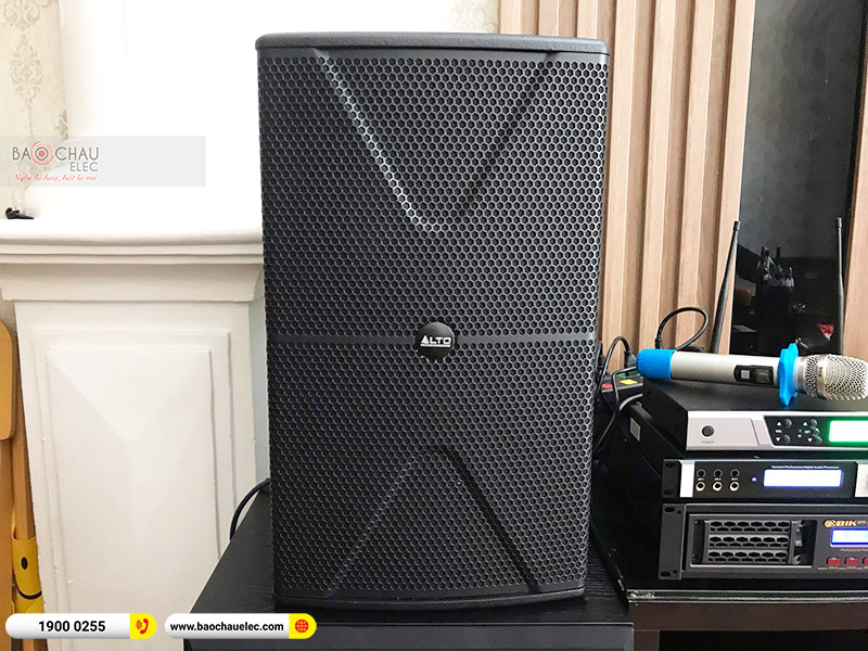 Lắp đặt dàn karaoke gia đình anh Hưng