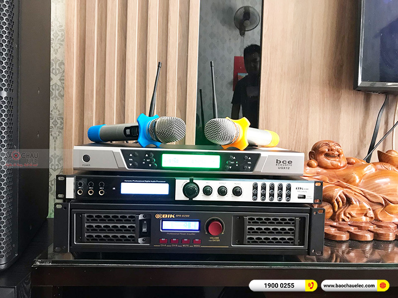 Lắp đặt dàn karaoke gia đình anh Hưng